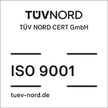 ISO 9001 en white CMYK - Fabrick